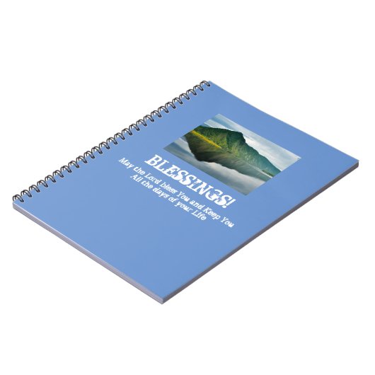 Mountain Lake Blessings Journal Notitieboek (Linkerzijde)