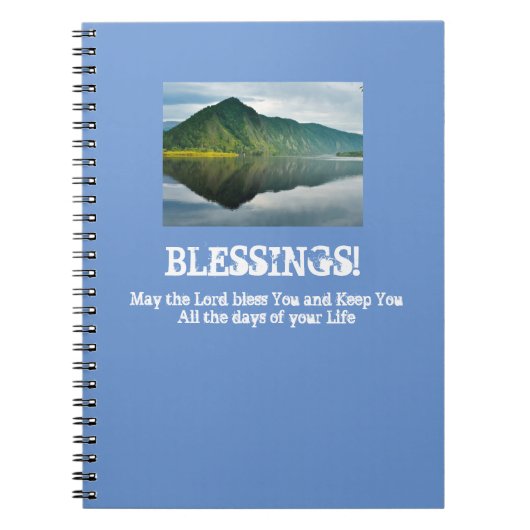 Mountain Lake Blessings Journal Notitieboek (Voorkant)