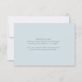 Mountain Lake bruiloft fotostrip dank u kaart (Achterkant)