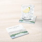 Mountain Lake bruiloft Onderzetters (Insitu)