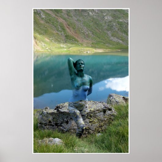 Mountain Lake by Johannes Stötter Poster (Voorkant)