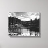 Mountain lake canvas afdruk (Voorkant)