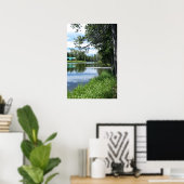 Mountain Lake, Dock Poster (Thuiskantoor)