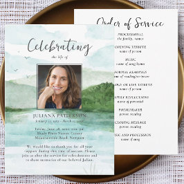 Mountain Lake Funeral Order of Service Programma