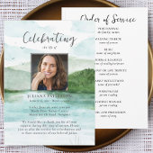 Mountain Lake Funeral Order of Service Programma