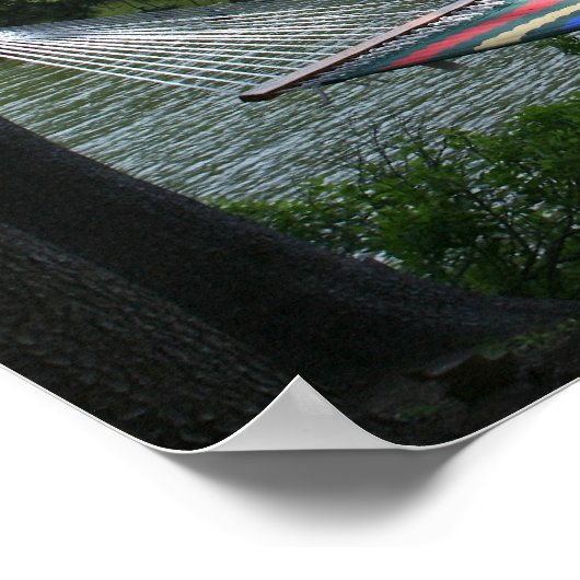 Mountain Lake, Hammock Poster (Hoek)