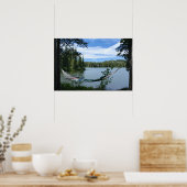Mountain Lake, Hammock Poster (Keuken)