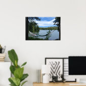 Mountain Lake, Hammock Poster (Thuiskantoor)