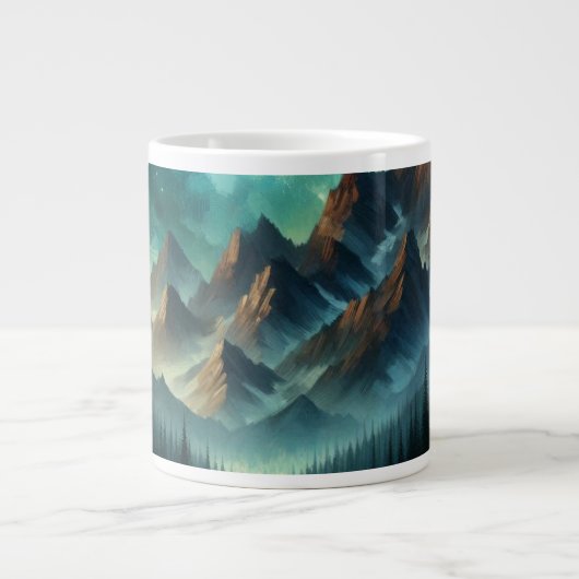 Mountain Lake / hut onder de sterren Grote Koffiekop (Voorkant)