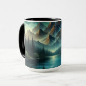 Mountain Lake / hut onder de sterren Mok (Voorkant links)