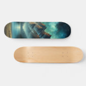 Mountain Lake / hut onder de sterren Persoonlijk Skateboard (Horizontaal)