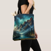 Mountain Lake / hut onder de sterren Tote Bag (Dichtbij)