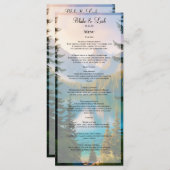 Mountain Lake  huwelijksmenu Menu (Voorkant / Achterkant)