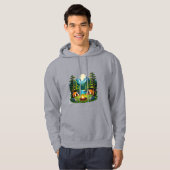 Mountain Lake Kampvuur Hoodie (Voorkant volledig)
