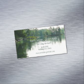 Mountain Lake red de datummagneet Visitekaartje Magneet (Voorbeeld)