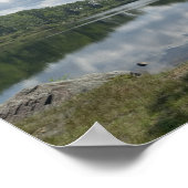 Mountain Lake Reflection Inspirerend Poster (Hoek)