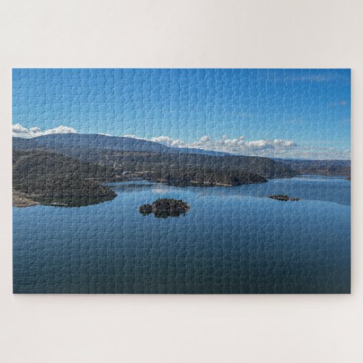 Mountain Lake Reflection Utah Scenics USA Natuur Legpuzzel (Horizontaal)