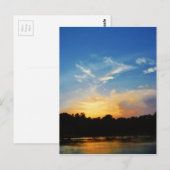 Mountain Lake Sunset Briefkaart (Voorkant / Achterkant)