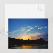 Mountain Lake Sunset Briefkaart (Voorkant / Achterkant)