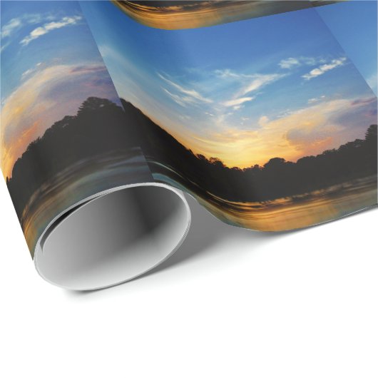 Mountain Lake Sunset Cadeaupapier (Rol Hoek)