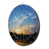 Mountain Lake Sunset Dartbord (Voorkant Rechts)