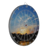 Mountain Lake Sunset Dartbord (Voorkant Links)