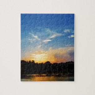 Mountain Lake Sunset Legpuzzel