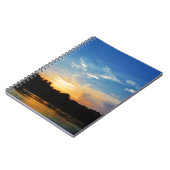 Mountain Lake Sunset Notitieboek (Linkerzijde)