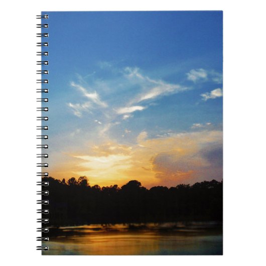 Mountain Lake Sunset Notitieboek (Voorkant)