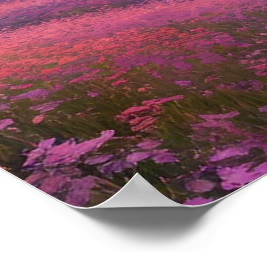 Mountain Lake Sunset Serenade Poster (Hoek)