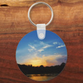 Mountain Lake Sunset Sleutelhanger (Voorkant)