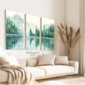 Mountain Lake Tranquil Print 3 van 3 Poster