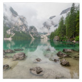 Mountain Lake Uitzicht Tegeltje (Voorkant)