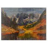 Mountain Lake, van Gary Poling Snijplank (Voorkant)