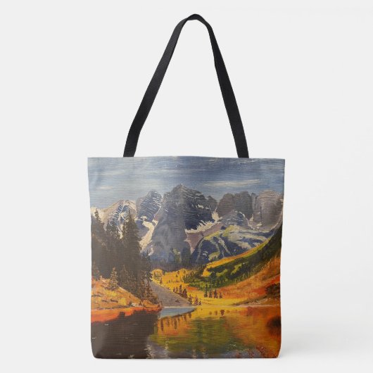 Mountain Lake, van Gary Poling Tote Bag (Voorkant)
