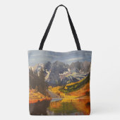 Mountain Lake, van Gary Poling Tote Bag (Achterkant)