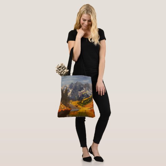 Mountain Lake, van Gary Poling Tote Bag (Op model)