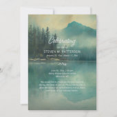 Mountain Lake, Viering van het leven Begrafenispro Kaart (Voorkant)