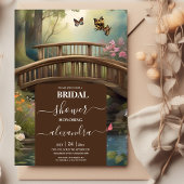 Mountain Lake Waterverf Tree Vrijgezellenfeest Kaart