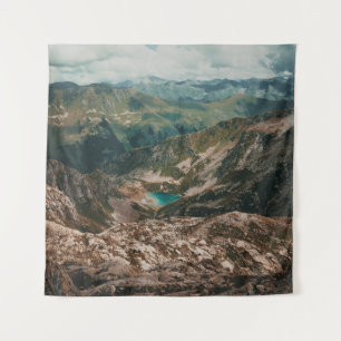 Mountain Lake Wildlife: verhoogde sereniteit Wandkleed