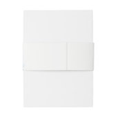 Mountain Lake Winter Sneeuw Landschap Wedding Uitnodigingen Wikkel (Achterkant Voorbeeld)