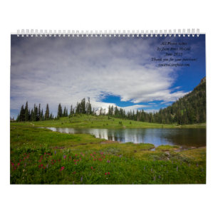 Mountain Lakes Calendar Kalender