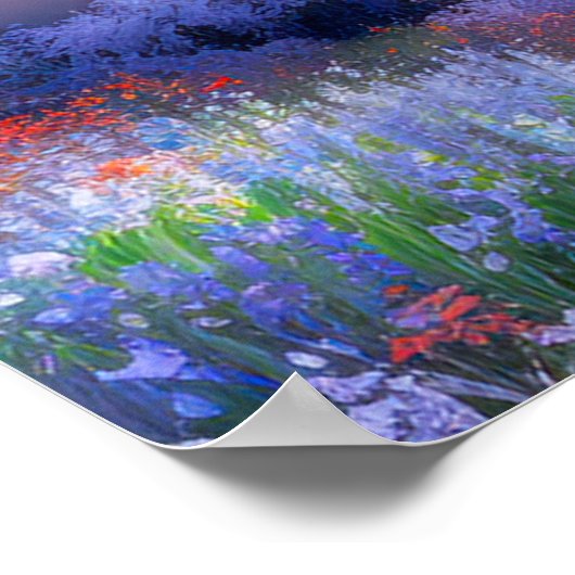 Mountain Lake's Sunset Serenade Poster (Hoek)