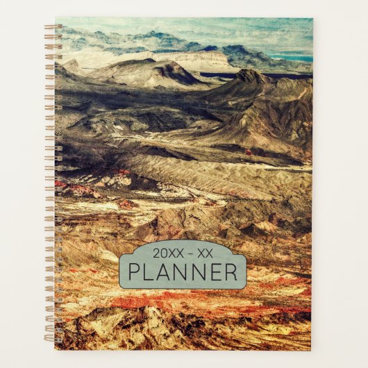 Mountain Landscape Art Scene Planner (Voorkant)
