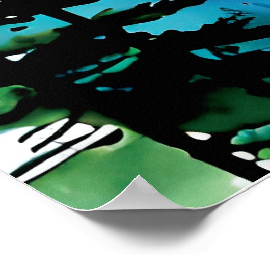 Mountain Landscape Avontuur Poster (Hoek)