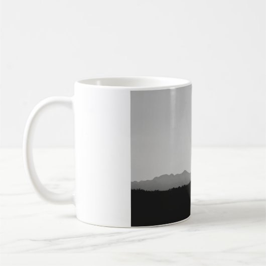 Mountain landscape coffe mug koffiemok (Links)