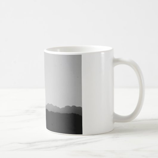 Mountain landscape coffe mug koffiemok (Rechts)