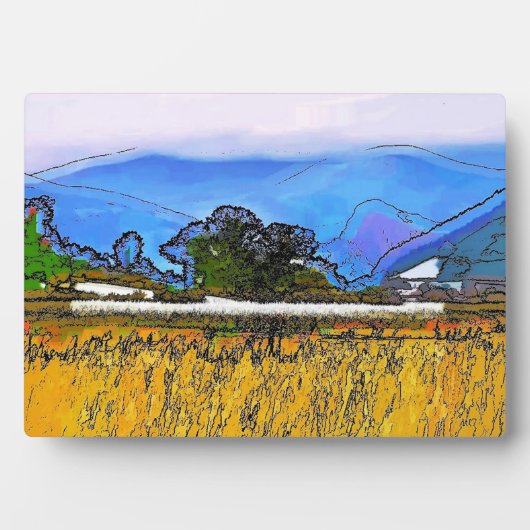 MOUNTAIN LANDSCAPE FOTOPLAAT (voorkant)