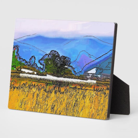 MOUNTAIN LANDSCAPE FOTOPLAAT (Zijkant)