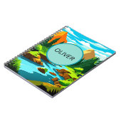 Mountain Landscape Notebook, Oliver Adventure Note Notitieboek (Linkerzijde)
